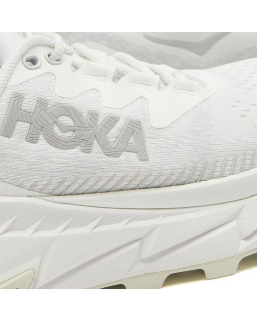 Hoka One One White Skyline-Float X Sneakers