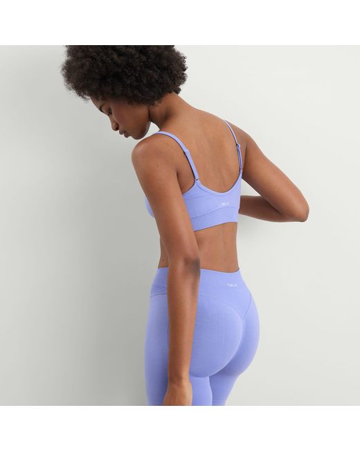 Tala Blue Sculpt Seamless Ruched Bra