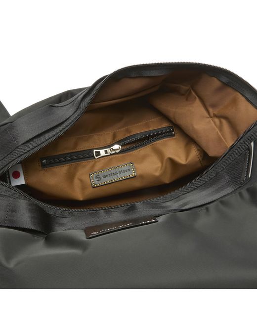 Master Piece Black Cocoon 2-Way Duffel Bag
