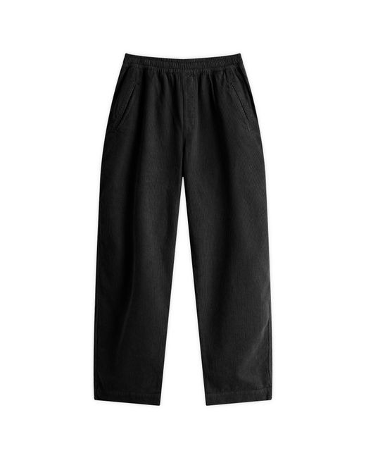 Folk Black Drawcord Assembly Pant for men