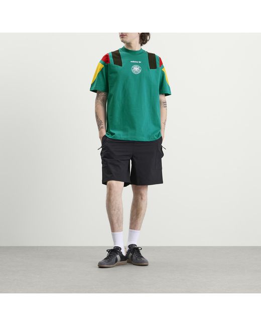 Adidas Green Dfb Eqt T-Shirt for men