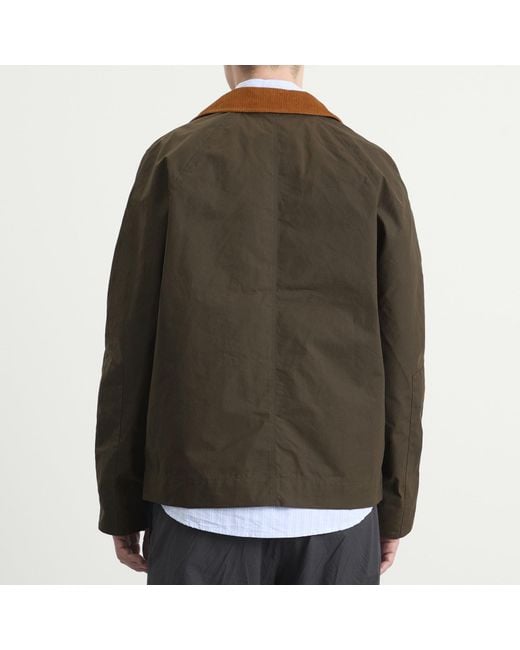 Forét Green Aspen Oilskin Jacket for men