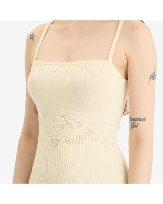 Peachy Den Natural Marie Knit Mini Dress