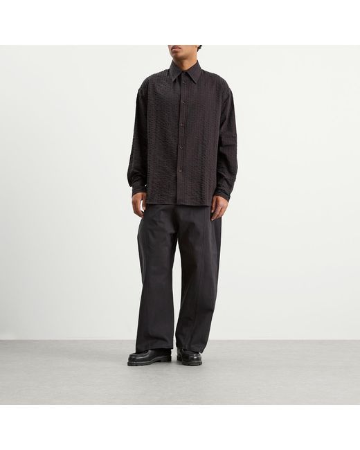 SAGE NATION Black Chisholm Check Shirt for men
