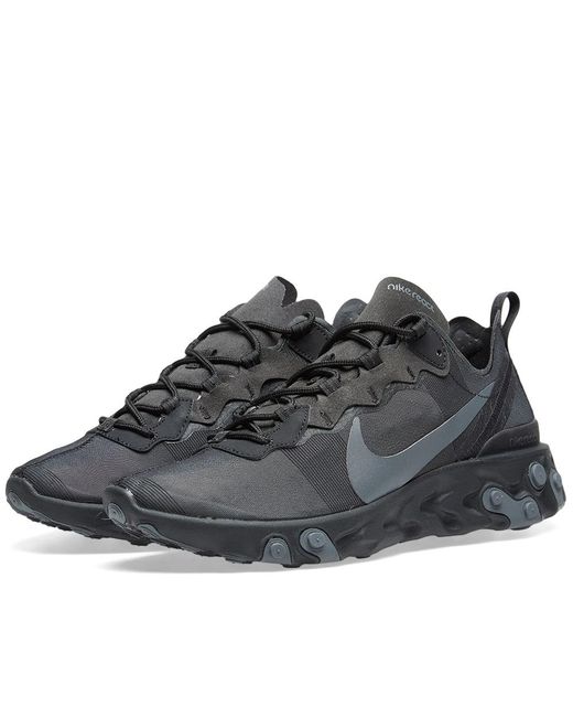 nike element react all black