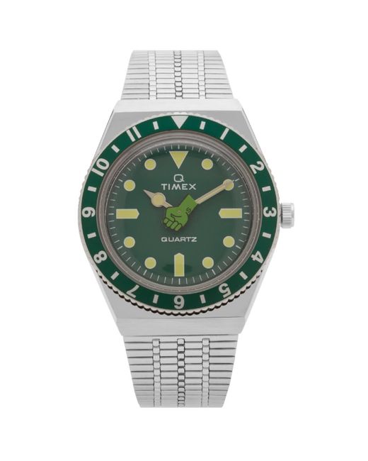 Timex Green X Seconde/seconde/ Q Watch