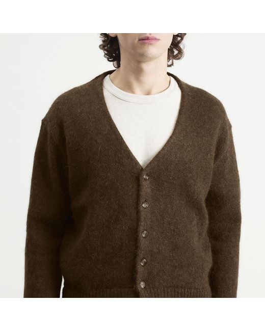 Second/Layer Brown Second Layer Chevy Cardigan for men