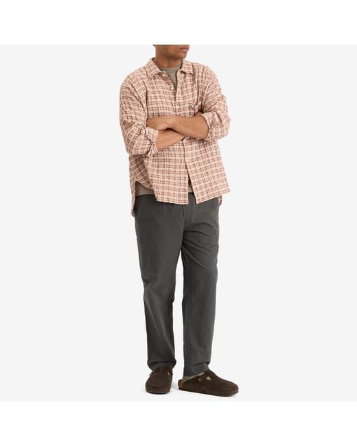 Folk Gray Drawcord Assembly Trouser for men