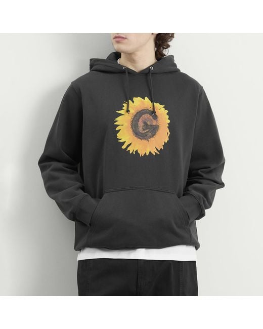 Gramicci Black G-Flower Hoodie for men