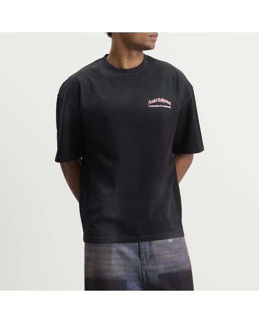 Amiri Black Sunny Place Skate T-Shirt for men
