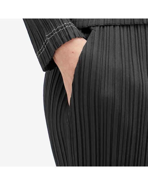 Pleats Please Issey Miyake Black Trousers