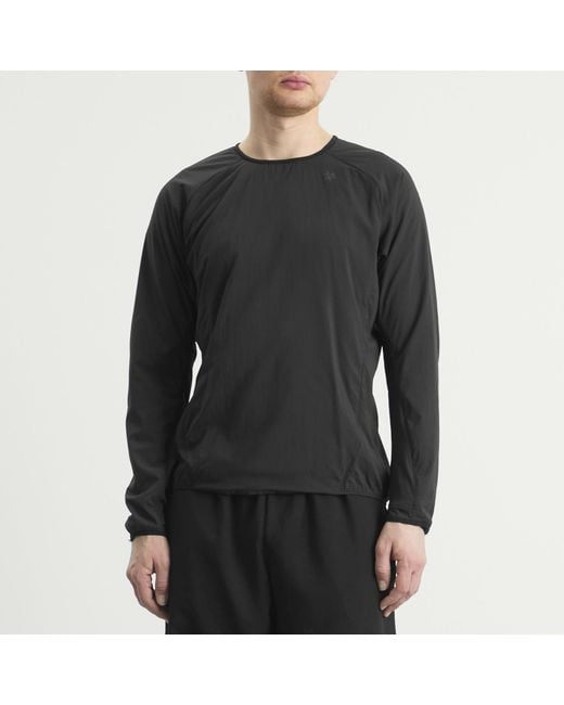 Goldwin Black Kel Light Polartec Crew for men