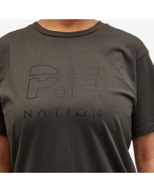 P.E Nation Gray Heads Up T-Shirt