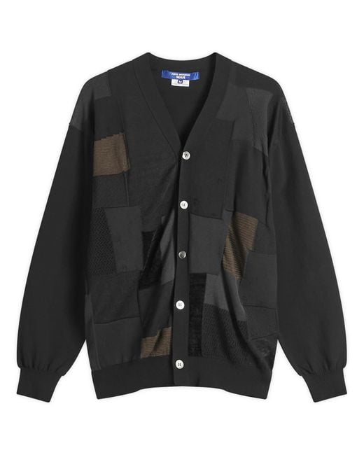 Junya Watanabe Black Multi Patch Cardigan for men
