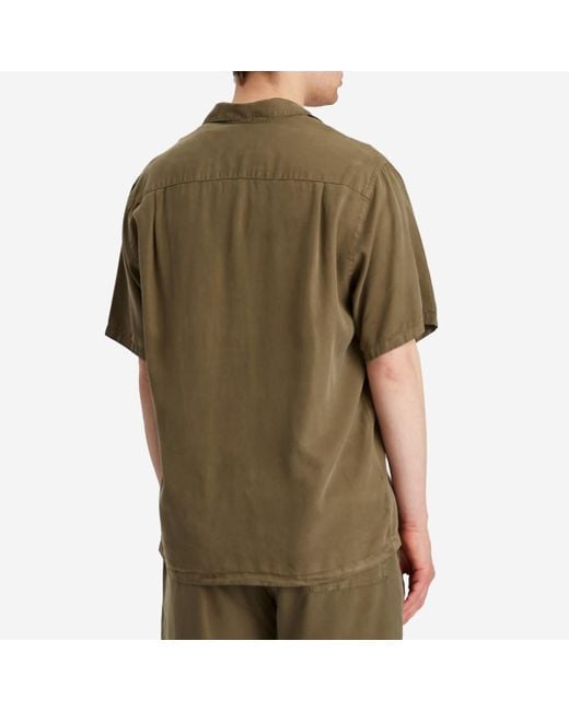 Portuguese Flannel Green Dogtown Vacation Shirt for men