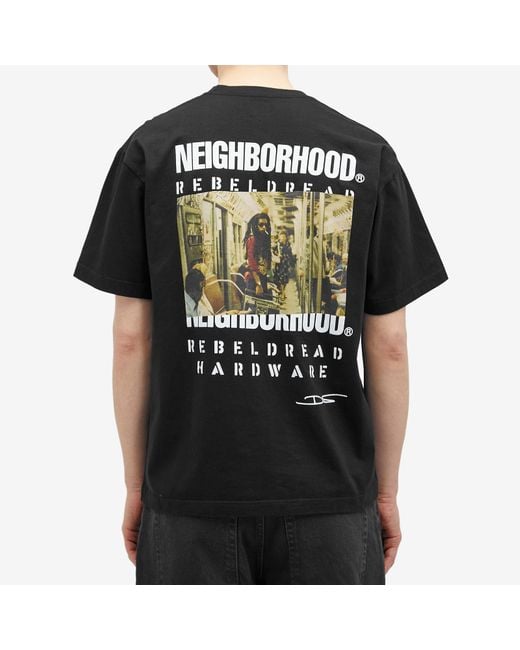 関税送料込♪NEIGHBORHOOD X REBEL DREAD HARDWARE/TEE SS-2 Neighborhood X Rebel Dread Hardware T-Shirt 2 in Black for