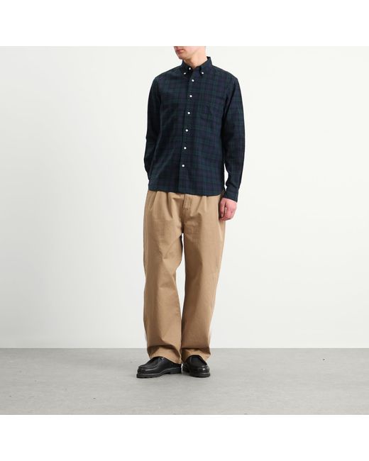 Beams Plus Multicolor Button Down Shirt for men