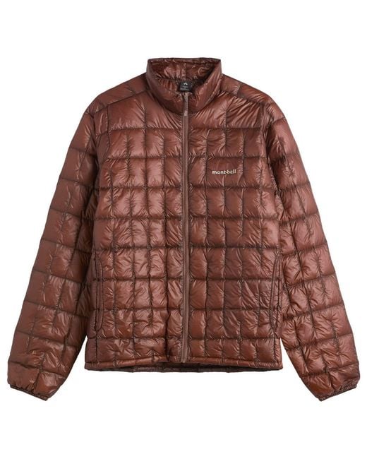 Montbell Brown Plasma 1000 Down Jacket for men