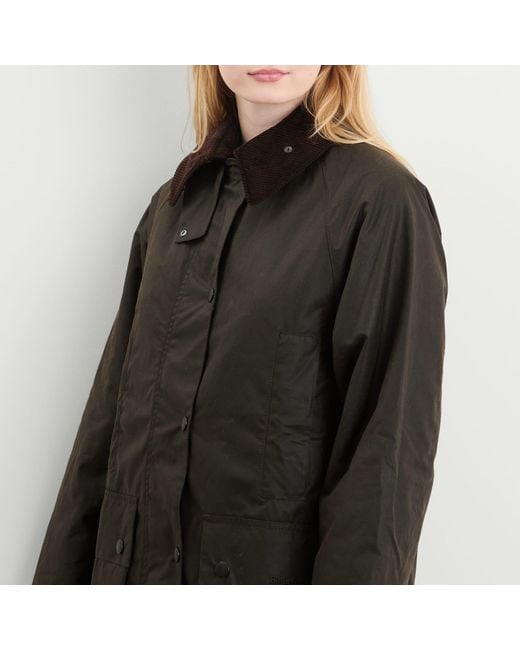 Barbour Black Beaufort Wax Jacket