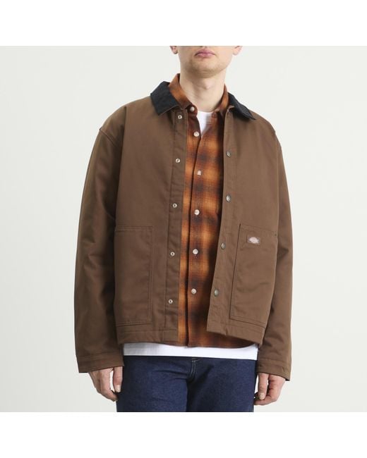 Dickies Brown Union Barn Jacket for men