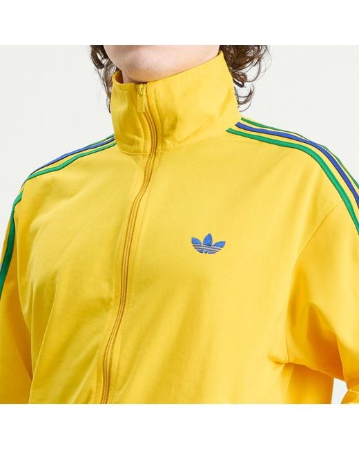 Adidas Yellow Firebird Tracktop for men