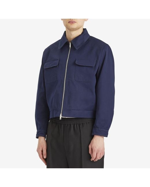 Second/Layer Blue Herman Jacket for men