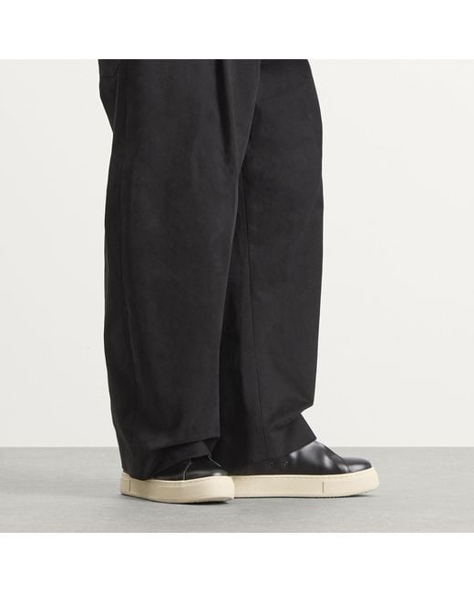 Eytys Black Doja Leather Sneakers for men