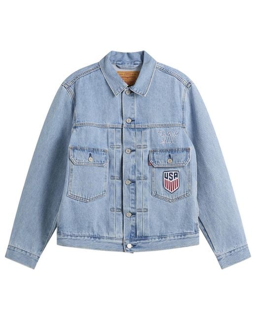Levi's Blue Usa Type Ii Jacket for men