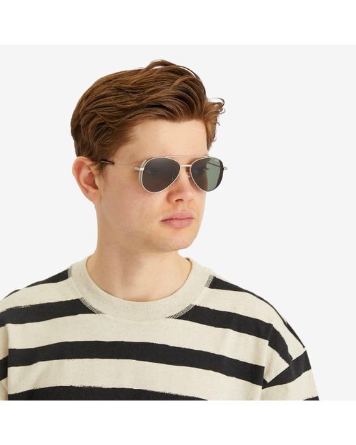 A.P.C. Metallic Bill Sunglasses for men