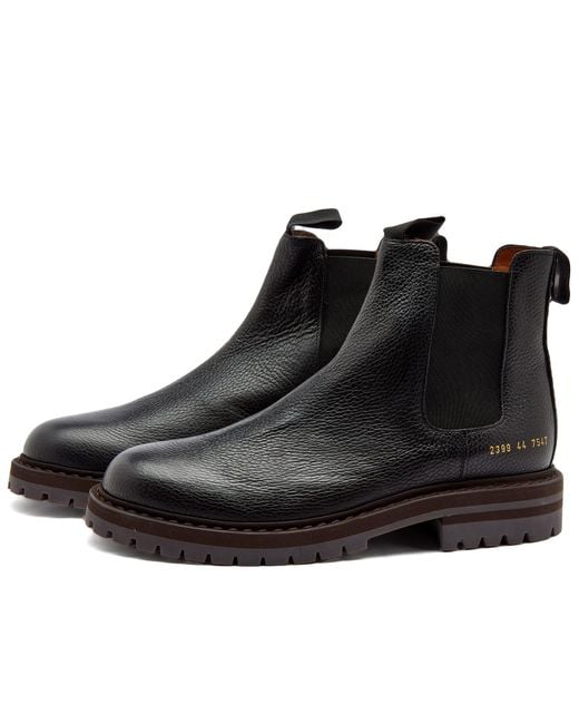 Common Projects Black Chelsea Boot for men