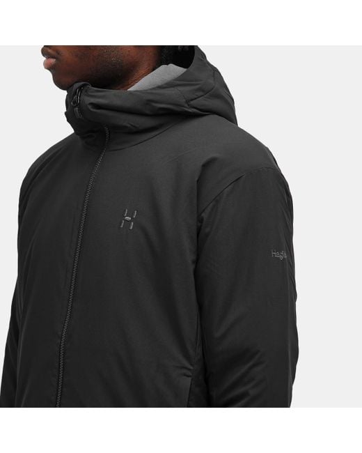 Haglöfs Black Mimic Alert Hooded Jacket for men