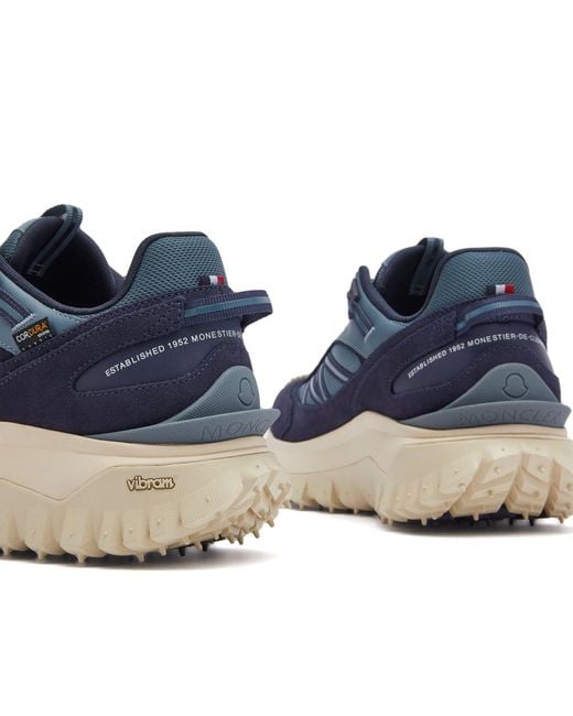Moncler Blue Trail-Ready Water-Repellent Sneakers For for men