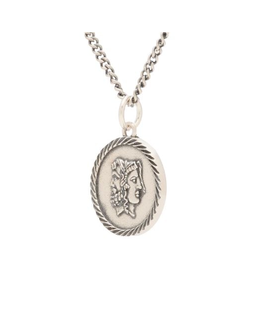 Serge Denimes Metallic Dual Necklace for men