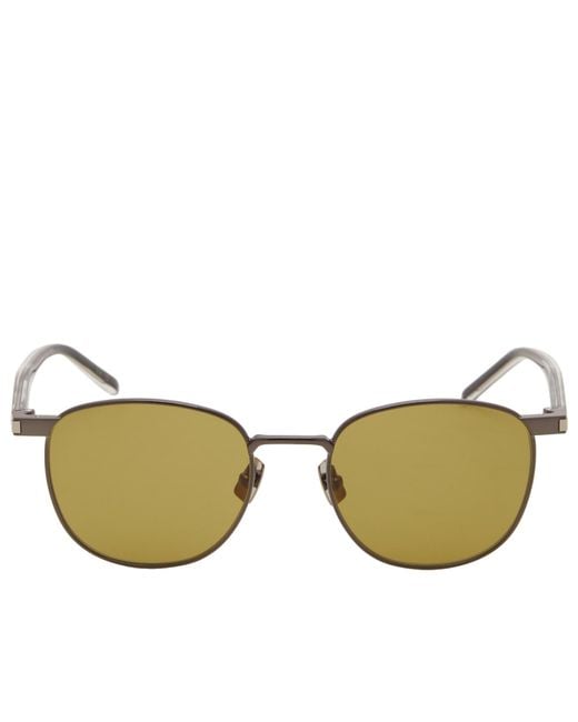 Saint Laurent Metallic Saint Laurent Sl 747 Sunglasses