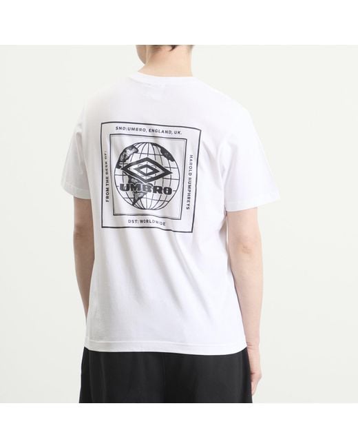 Umbro White Destination Graphic T-Shirt for men
