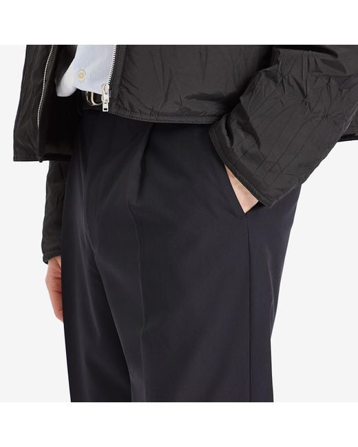 Auralee Blue Super Fine Tropical Wool Slacks for men