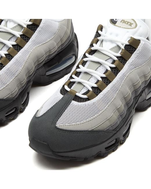 Nike Gray Air Max 95 Big Bubble Sneaker
