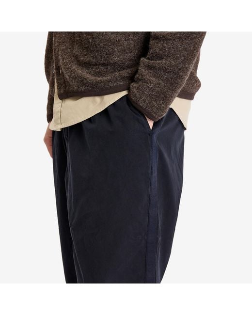 Universal Works Blue Summer Canvas Oxford Pant for men