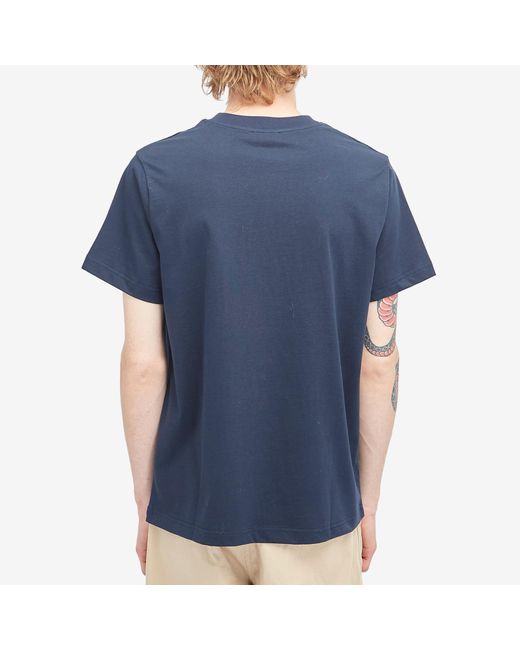A.P.C. Blue Lunar New Year Snake T-Shirt for men