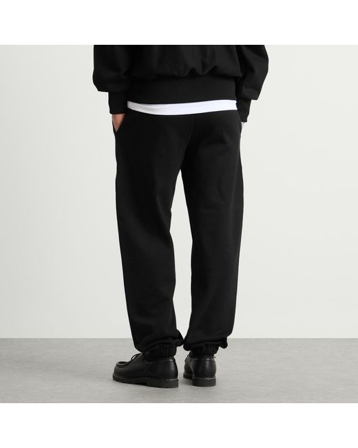 Late Checkout Black Script Joggers for men