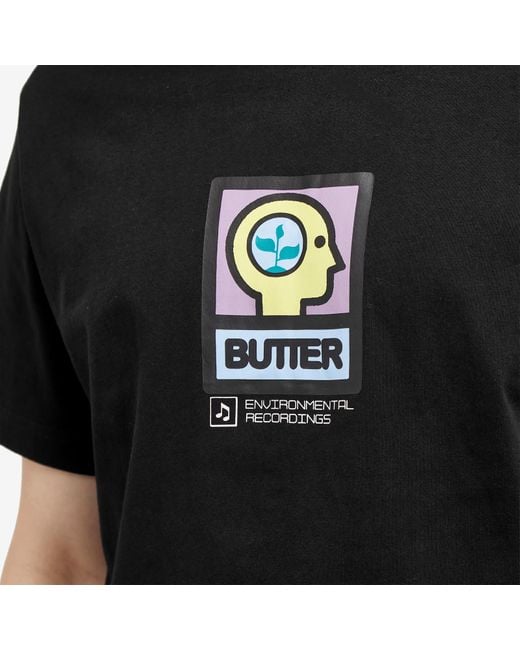 Butter Goods Black Environmental T-Shirt for men