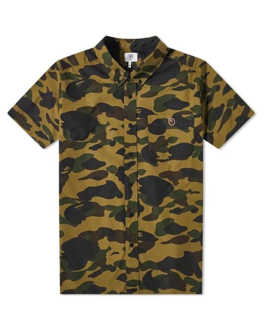 camo a bathing ape shirt