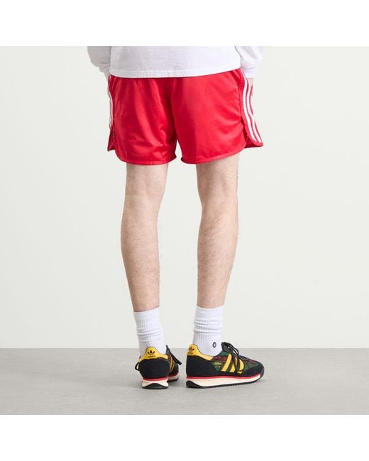 Adidas Red Bob Marley Shorts for men
