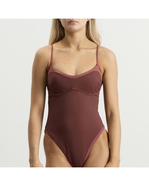 Tala Contrast Underwired Swimsuit