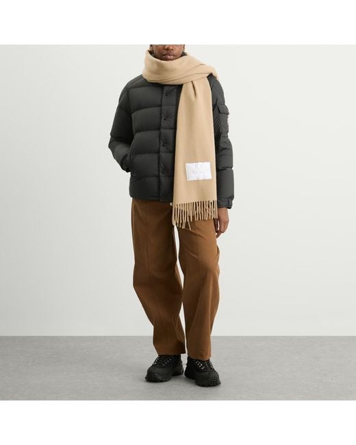 Moncler Natural Wool Scarf
