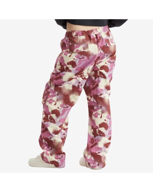 A Bathing Ape Red Map Camo Army Pants