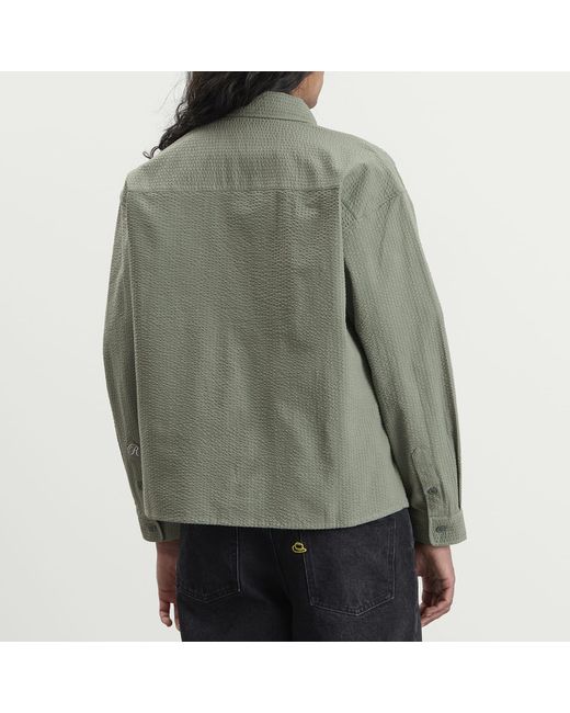 Ronning Green End. X Seersucker Shirt for men