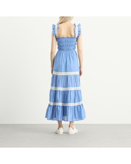 Rixo Blue Aubrie Dress