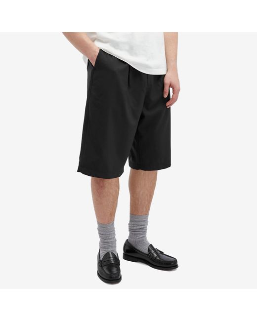 S.K. Manor Hill Black Palego Shorts for men