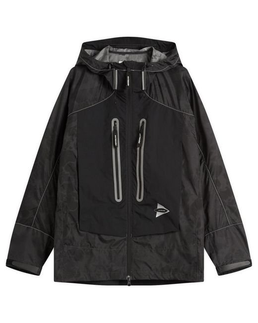 And Wander Black End. X Nylon Print Jacket